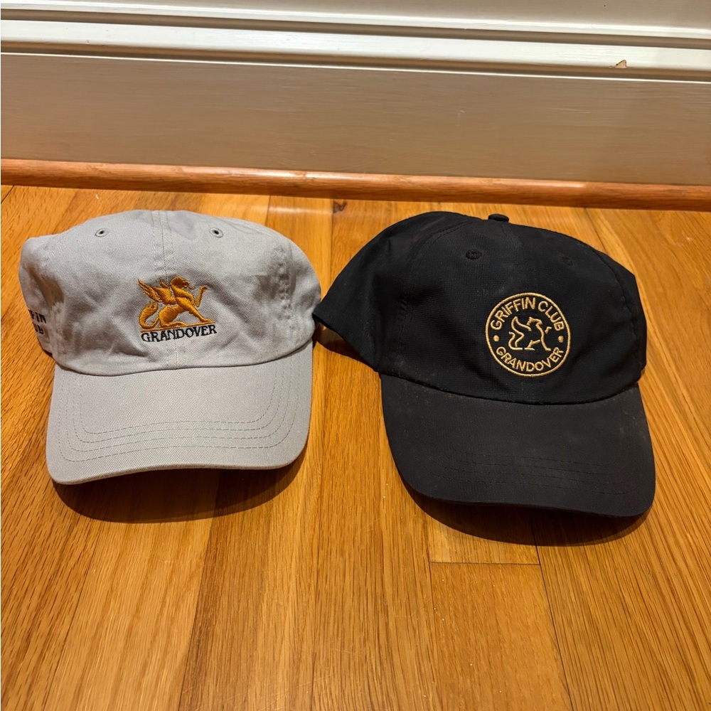 Set of Two Grandover Golf Club Greensboro NC Adult Golf Hats